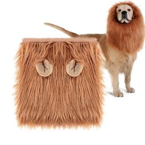 Dog Apparel Dogs Lion Mane Realists for Halloween Costumes Funny średnie i duże fanc