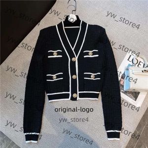 Chanells Jacket Designer Jacket Женщины роскошные палаты дизайнерские женщины кардиган верхняя одежда черная белая с длинным рукавом высокий качество моды Chanells грудь карманное пальто D4A3