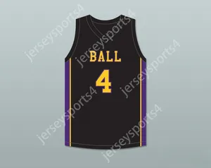 Custom Nay Mens Youth/Kids Mike Evans 4 Ball High School Tors Black Basketball Jersey Top Siceed S-6xl