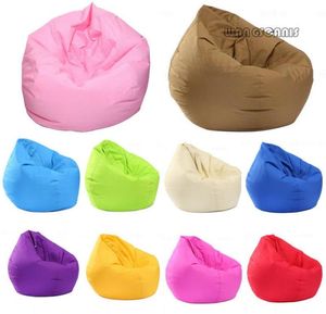 Camas de cadeira Creative portátil portátil Lazy Bean Capa Adultos Sitting Sofás Sofás Jogo Lounge Lounge Protetor de poeira otomana Singras Single1125600