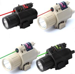 Taktisk röd lasersikt USB -laddningsbar pistolflickljus röd dot laserpekare sevärdheter för airsoft gevärjakt fackla