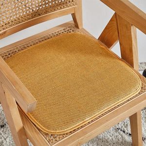 枕に便利な椅子マットケインシートパッド通気性夏冷却装飾