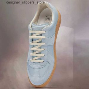 Casual Shoes Designer Shoes fashion Men Wome Casual Shoes loves Maison MM6 calfskin Suede Leather Dexun shoes Margiela Trainer sneakers Size 35-46 Z1 Q240511