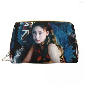 Storage Bags Travel YEJI ITZYS Toiletry Bag Portable Kpop Star Girl Group Makeup Cosmetic Organizer For Women Beauty Dopp Kit Case