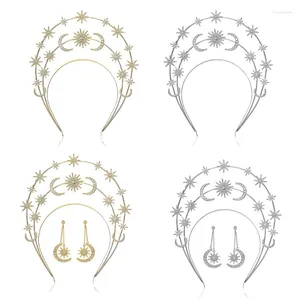 Partyzubehör Stirnband für Frauen Halo-Star Hochzeit Brautdusche Haarhoop Frauen Haarschmuck Elegante Kirchenhaarband