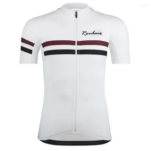 Motorcycle Apparel 2024 Selling Roubaix Cycling Suit Men's Top Mountain Road Bike Breathable Clothes