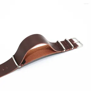 Watch Bands 18mm 20mm 22mm da 24 mm cinghie in pelle cinturini marroni neri di guardia per donne accessori per braccialetti cinghia