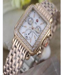 2021 Yeni Saat İmzası Deco Elmaslar paspas Kabuğu Dial Diamond Mark Quartz Hareketi Kadınlar039S MWW06P000099 Lady Watches 337272575