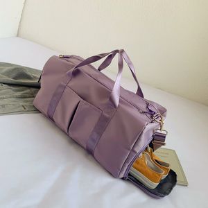 Fitnessbeutel Training Fitness Schwimmmänner Frauen Reisen Gepäck Handtasche Yoga Schulterpackungen Aufbewahrung wasserdicht trocken nasse Trennung