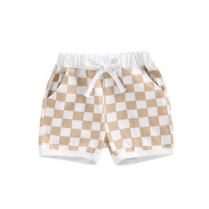 Shorts alla moda estate per bambini e ragazze cortometrali a 4 colori neonatale per bambini neonatale stampato elastico pantaloncini da cool D240510