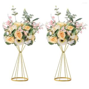 Vazolar altın geometrik düğün centerpieces tablo çiçek metal vazo stantlar dekorasyonlar