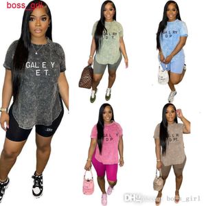 Plus Size 3XL Womens Clothing Tracksuits Designer New Two Piece Set Fashion Letter Printed Casual Sportsuit 5 Colours