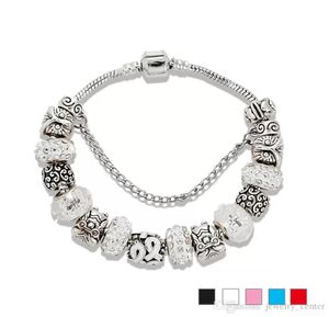 925 STERLING SLATER PLATED OWL CHARMS CLARE CZ DIAMIANTE BRACELETE PARA PULHERIA DE CHARM PULHERIA JOENS DE PRESENTE MULHERES