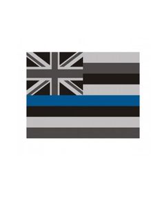 Hawaii State Flag Thin Blue Line Flag 3x5 FT Police Banner 90x150cm Festival Gift 100D Polyester Indoor Outdoor Printed Flags and 2510845