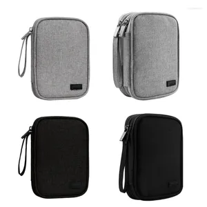 Storage Bags Hard Disk Bag Convenient Data Cable Earphone Holder Dropship