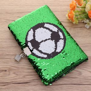 Notebook Journal Lock Diary Diary Girls Boys Boys Kids Football Journals Notepad Soccer Key Planner Girl Noybooks quotidiano