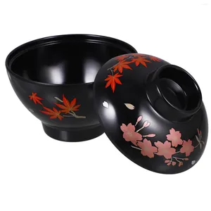 Bowls Miso Bowl Service Kitchen Japanese Rice Flatware Cooking Soup Multi-function Melamine Container