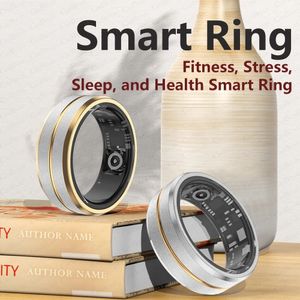 Smart Ring Men Blood Oxygen Heart Are Heart Sleep Monitor Sport Intelligent Health Women per Android iOS 240423