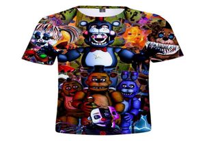 Cartoon Children T Shirt 3D Print Five Nights At Freddy BoysGirls Funny Short Sleeve Kids Tshirt Kpop FNAF Anime Graphic Tees7800197
