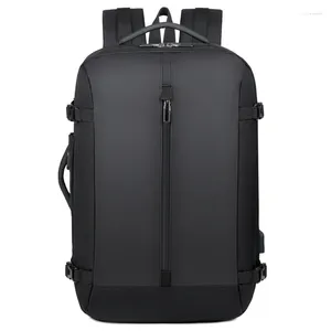 Backpack Laptop For Men Daypack With USB Port Sacoche Homme Fashion Student Bookbag College Mochila Masculina Impermeavel