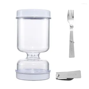 Lagringsflaskor timglas kimchi burk flask kök fermentering pickles dropship