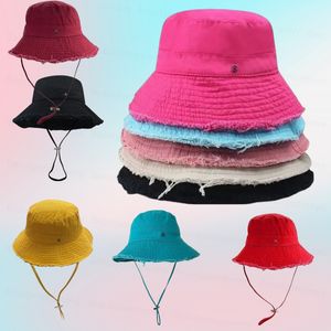Hot sell Designer fashion accessorie bucket hat le bob hats for men women casquette wide brim designer hat sun prevent outdoor beach canvas bucket hat
