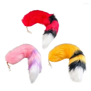 Party liefert Animal Tail Keychain Schlüsselhalter Geldbeutel Charme Accessoire