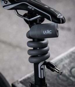 BICKLAÇÕES ULAC Lock Senha Tecla de sílica gel Bicicleta dobrável Antitheft Segurança portátil portátil Celmet3403595