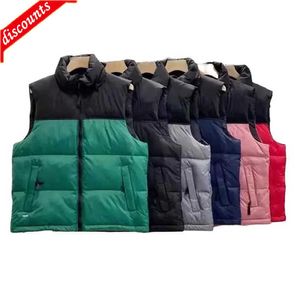 Il designer gilet maschili giubbotti top calda a faccia giubbotto design per gilet per uomo per uomo spazzatura puffer giacca da donna outwear moda manica inverno xvxz 7gk1