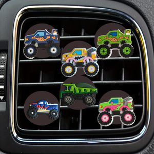 Car Key Truck 9 Cartoon Air Vent Clip Freshener Outlet Clips Per Conditioner Drop Delivery Otmyj