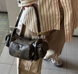 24SS Designer Bag 7a Quality Bags Women Miui Hobo Vintage Leather Y2k Shoulder