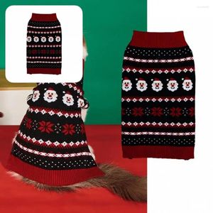 Dog Apparel Christmas Pet Sweater Holiday Festive Cozy Sweaters For Dogs Cats Warm Winter Puppies