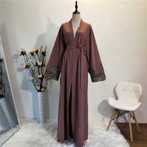 Abbigliamento etnico kaftan abaya dubai kimono cardigan abito hijab musulmano abayas per donne abiti femme caftan marocain qatar islam abbigliamento t240510