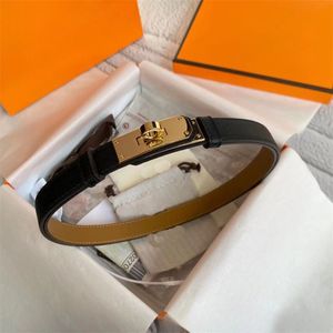 Cicha kobietę Pasek Ceinture Luxe Domens Designer Belts Business Spotowa klamra Mała złoty pasek na mężczyzna Pasa