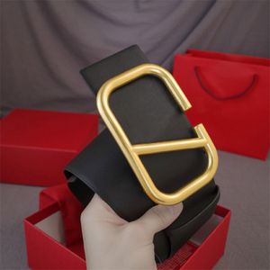 Designer Mens Luxury Belt Leather Women Width 7cm Letter Belts Gold Buckle High Quality Belt Fashion 339q