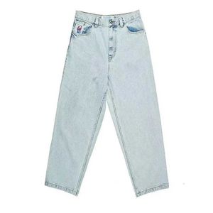 Calça de jeans de garoto polar calças de grife masculino Hip hop jorts y2k calças skate streetwear retro jeans bordado de desenho grafic bordy baggy slow fit roupas harajuku vd8m