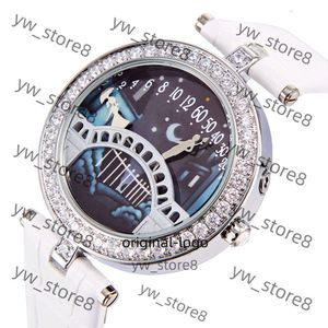 Vanclef Wrist Watch Live Broadcast Popiral Lover's Bridge Watch Watch Diamond Quartz Belt Women Watch Watch Poetic Vanclef Lover's Bridge Watch Watch CE21 C45E