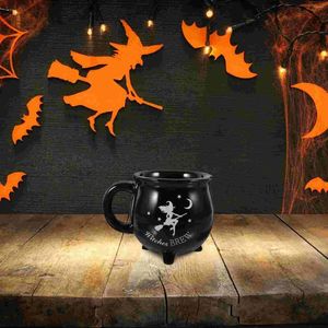 Tazze da stregone tazza in ceramica che beve tazze da caffè Halloween decorazioni per la casa in ceramica che servono regali