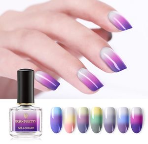 Nowy 6pcllot termiczny lakier do paznokci 6ml 3 kolory temperaturę Kolor Zmiana manicure lakier paznokcie projekt DIY4224132