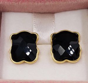 Vermeil Silver Bear Color Earrings Stud 925 Sterling Passar European Jewelry Style Gift Andy Jewel 2154335807760175