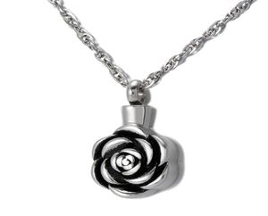 Cremation Jewelry Rose Urn Necklace for Ashes Keepsake Memorial Pendant Locket Stainless Steel Waterproof Remembrance Necklace24783151721