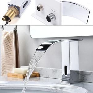 Küchenarmaturen Automatische Sensor Smart Bad Waschbecken Wasserhahn berührungsloser Freisprechgefäß-Gefäß Tap