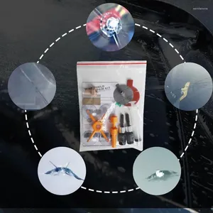 Autowaschlösungen Glasreparatur Kit Windschutzscheibe Risse unsichtbare Reparaturen flüssiger Werkzeug Risskleber für Autos Chip -Wartung