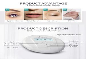 Permanent Makeup Tattoo Machine Mts PMU System Derma Pen Microneedle Eye Brow Lip ArtMex V6 DHL6231431