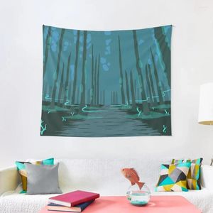 Tapisserier Forest Tapestry Wall Hangings Decoration Mural Room Estetic Decor Home