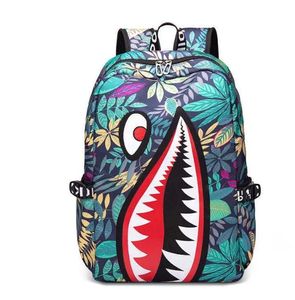 School Lightweight Personality Fashion Junior Plecak High Children 'Shark Hmiqk