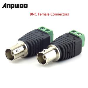 5st 12V DC BNC Manlig kvinnlig kontakt Coax Cat5 till BNC Kvinnlig kontakt för LED -strip -lampor Video Balun CCTV Camera Accessories