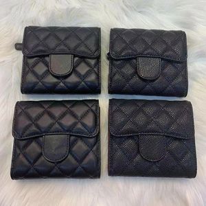 7AAA Ladies Classic High End Custom Zipper Luxury Wallet Caviar Leather Fashion Card Holder Leather Casual Coin Purse Ehojj