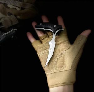 2Models Claw Karambit Borka Faca de lâmina fixa D2 Blade G10 lida com facas de bolso de auto defesa um set-2pc EDC Tools