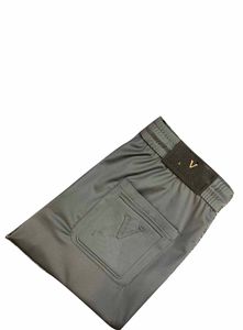 PAA Designer pantaloni eleganti da uomo di lusso P Pantaloni da lavoro kaki Pantaloni casual Leggings in tinta unita di marca padre di moda Nero all'ingrosso